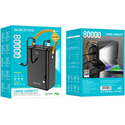Внешний аккумулятор Borofone BJ32 80000 mAh (22.5W/PD20W/QC 3.0/Lamp) Black, изображение 5 - GOODMi
