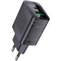 Сетевой адаптер ACEFAST A78 GaN 20W (USB-C+USB-A) Black, изображение 2 - GOODMi