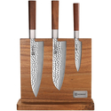 Магнитная подставка для ножей Keemake Double Sided Wooden Magnetic Knife Holder (BL-3) Brown, изображение 3 - GOODMi
