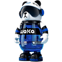 Бутылка для воды WakaWaka Power Panda 780ml Blue, Цвет: Синий, изображение 2 - GOODMi
