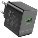 Сетевое зарядное устройство Borofone BAS12A USB (3A) + кабель Micro Черный, изображение 2 - GOODMi
