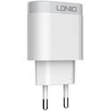 Зарядное устройство LDNIO A303Q 18W USB*3A + кабель Type-C White, изображение 2 - GOODMi