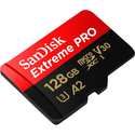 Карта памяти SanDisk Extreme Pro MicroSD 128Gb + SD адаптер, изображение 4 - GOODMi