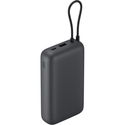 Внешний аккумулятор Xiaomi Power Bank 20000mAh Integrated Cable (PB2020MI) Black, Цвет: Черный, изображение 3 - GOODMi