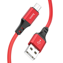 Кабель Hoco X86 USB A to Micro USB 1m Красный, изображение 2 - GOODMi