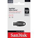 USB флешка SanDisk CZ550 Ultra Curve 512GB Черная, изображение 5 - GOODMi