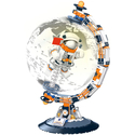 Конструктор JAKI Planet Earth "Dawn space exploration" - GOODMi