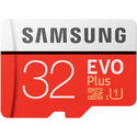 Карта памяти Samsung EVO Plus microSDXC 32GB + SD адаптер, Объем: 32 ГБ - GOODMi