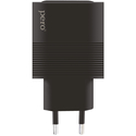 Сетевое зарядное устройство PERO TC11 USB-A QC3.0 + USB-C PD, 45W Black, изображение 2 - GOODMi