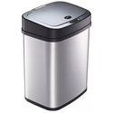 Умное мусорное ведро Ninestars Stainless Trash Can (12л) DZT-12-5, изображение 2 - GOODMi