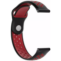 Ремешок силиконовый спортивный 22mm Черный/Красный, изображение 2 - GOODMi