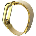 Миланский сетчатый браслет для Xiaomi Mi Band 3/4 Gold (магнитный замок), изображение 2 - GOODMi