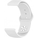 Ремешок силиконовый с кнопкой 22mm белый, изображение 2 - GOODMi