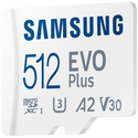Карта памяти Samsung EVO Plus microSDXC 512GB + SD адаптер, изображение 2 - GOODMi