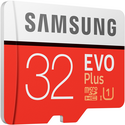 Карта памяти Samsung EVO Plus microSDXC 32GB + SD адаптер, Объем: 32 ГБ, изображение 3 - GOODMi