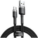 Кабель Baseus cafule Cable USB-A/Type-C 2A 3m grey-black - GOODMi