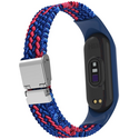 Текстильный ремешок для Xiaomi для Mi Band 7 замок металл (blue red), Основной цвет: Синий, изображение 5 - GOODMi