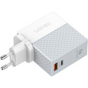 Зарядное устройство LDNIO A2620C 65W PD + QC3.0 + кабель Type-C White, изображение 6 - GOODMi