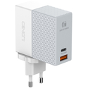 Зарядное устройство LDNIO A2620C 65W PD + QC3.0 + кабель Type-C White - GOODMi