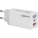 Зарядное устройство GaN 65W USB + Type-C EU White, Цвет: Белый, изображение 2 - GOODMi