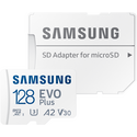 Карта памяти Samsung EVO Plus microSDXC 128GB + SD адаптер, Объем: 128 ГБ, изображение 4 - GOODMi