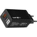 Зарядное устройство GaN 65W USB + Type-C EU Black, Цвет: Черный, изображение 3 - GOODMi