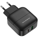 Сетевое зарядное устройство Borofone (BA46A PD18W) Black, изображение 2 - GOODMi