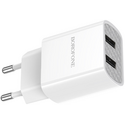 Сетевое зарядное устройство Borofone BA53A 2USB (2.1A) + кабель Micro Белый, изображение 3 - GOODMi