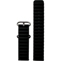 Ремешок силиконовый 20mm рельефный черный, Основной цвет: Черный - GOODMi