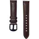 Ремешок из натуральной кожи 20mm Коричневый, вар.1 - GOODMi