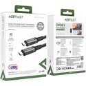 Кабель Acefast C1-09 Type-C - Type-C 240W 1м Gray, изображение 4 - GOODMi