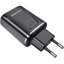 Сетевое зарядное устройство Borofone BA54A 2USB (3,0A/QC3,0/18W) Черный, изображение 3 - GOODMi