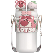 Детский термос Aikesi LOTSO Strawberry Bear White, Цвет: Белый - GOODMi