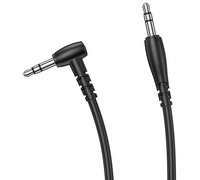 AUX кабель Borofone BL10 угловой 1м Black, Цвет: Черный - GOODMi