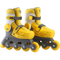 Детские роликовые коньки 700Kids Little Monster Wheel Slip Shoes M (30-37.5) Yellow - GOODMi