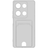 Чехол-накладка силиконовая с отделением для карты для Redmi Note 13 Pro (4G) Серый - GOODMi