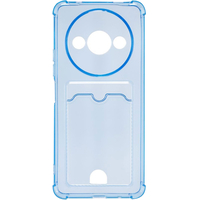 Чехол-накладка силиконовая с отделением для карты для Redmi A3 Синий - GOODMi