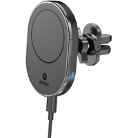 Автодержатель в воздуховод Arroys Vent-W4MS Black - GOODMi