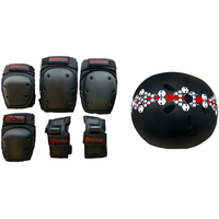 Комплект защиты ACTON (шлем,налокотники,наколенники,защита рук) размер L - GOODMi