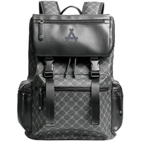 Городской рюкзак MQ Backpack Black Leather - GOODMi