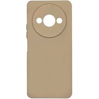 Чехол-накладка силиконовая для Xiaomi Redmi A3 Бежевый, Основной цвет: Бежевый - GOODMi