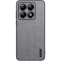 Чехол-накладка фактура дерева для Xiaomi 14T Grey, Основной цвет: Серый - GOODMi
