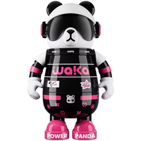 Детский термос WakaWaka Power Panda 530ml Purple (SUS316), Цвет: Фиолетовый - GOODMi