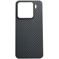 Чехол-накладка для Xiaomi 15  с текстурой кевлара Black - GOODMi