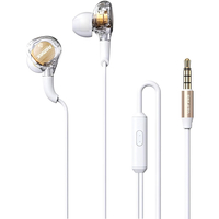 Наушники-вкладыши Remax RM-670 White с микрофоном, Основной цвет наушников: Белые - GOODMi