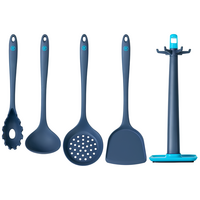 Набор кухонных принадлежностей Zhiwu Silicone Cooking Set Blue - GOODMi
