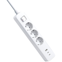 Сетевой фильтр Xiaomi 20W Mi Power Strip (3 розетки, 1 USB-A, 2 USB-C) White - GOODMi