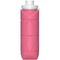 Складная бутылка для воды Xiaomi Buffis Joy 600ml Pink (Silicone), Цвет: Розовый - GOODMi