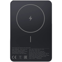 Внешний аккумулятор Xiaomi Magnetic Power Bank 5000mAh Super Slim Black (MagSafe), Цвет: Черный - GOODMi