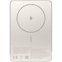 Внешний аккумулятор Xiaomi Magnetic Power Bank 5000mAh Super Slim Gold (MagSafe), Цвет: Золотистый - GOODMi